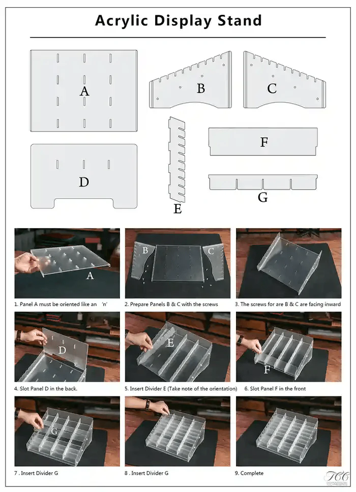 18 Deck Acrylic Playing Card Display - Image 7