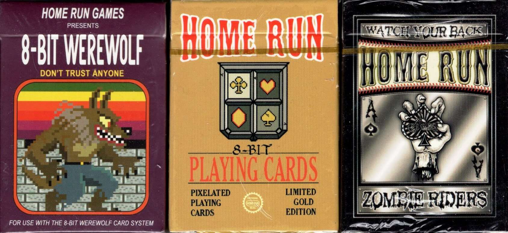 3 Deck Set of Mini Playing Cards