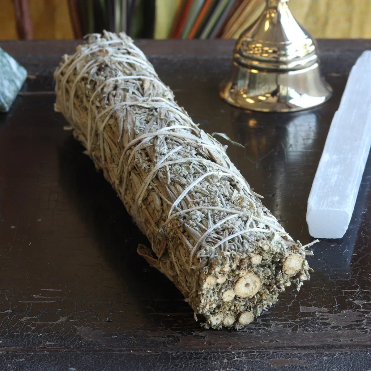 4" Mugwort Sage Smudge Stick - Image 2