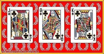 8-Bit Traditional Blue Pixelated Bicycle Playing Cards Deck - Image 6
