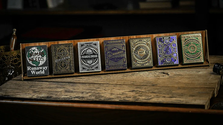 8 Deck Wooden Display Shelf - Image 4