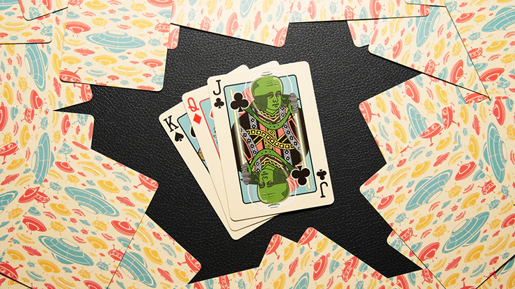 Ace Invaders Gilded Playing Cards USPCC - Image 5