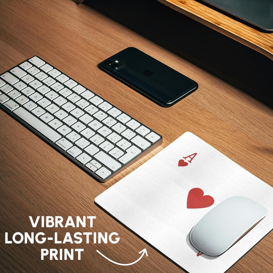Ace of Hearts Playing Card - Mouse Pad - Image 6