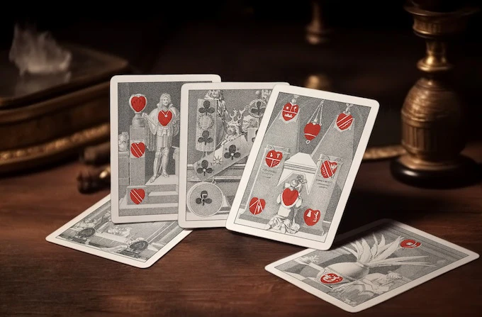 Ackermann Bartlett 1818 Gilded Transformation Playing Cards USPCC - Image 4