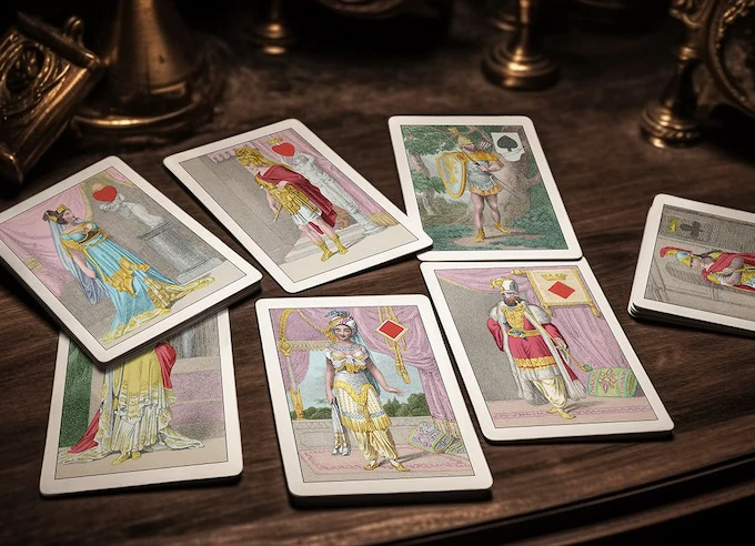 Ackermann Bartlett 1818 Gilded Transformation Playing Cards USPCC - Image 6