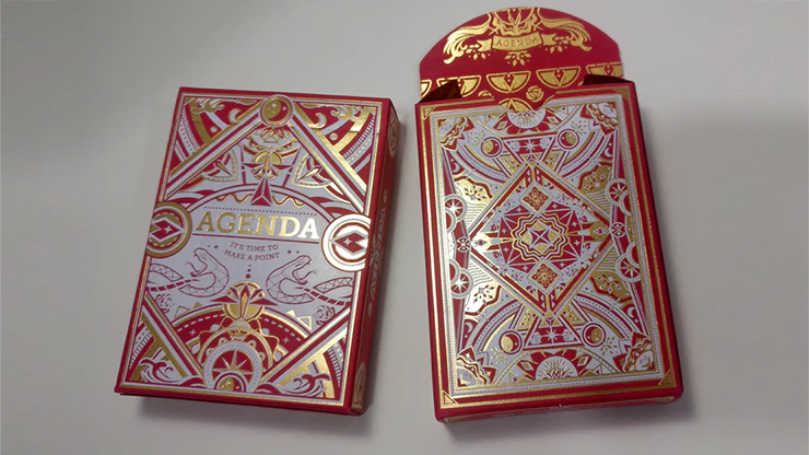 Agenda Premium Red Playing Cards - Image 3