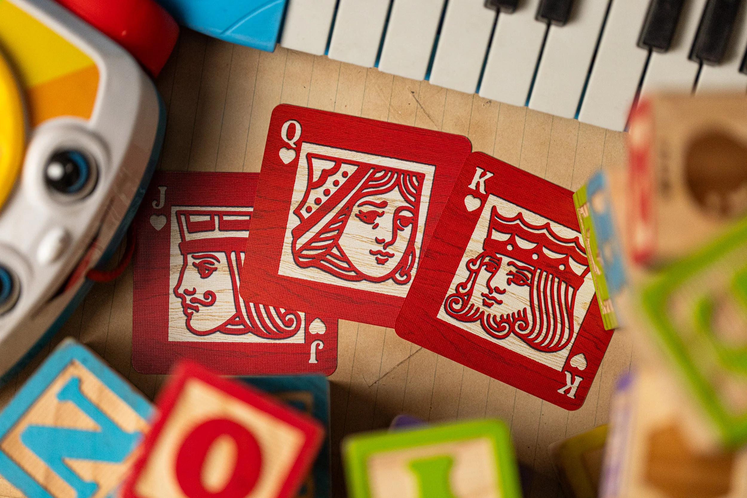 Alphabet Blue Block Playing Cards by Kings Wild Project - Image 13