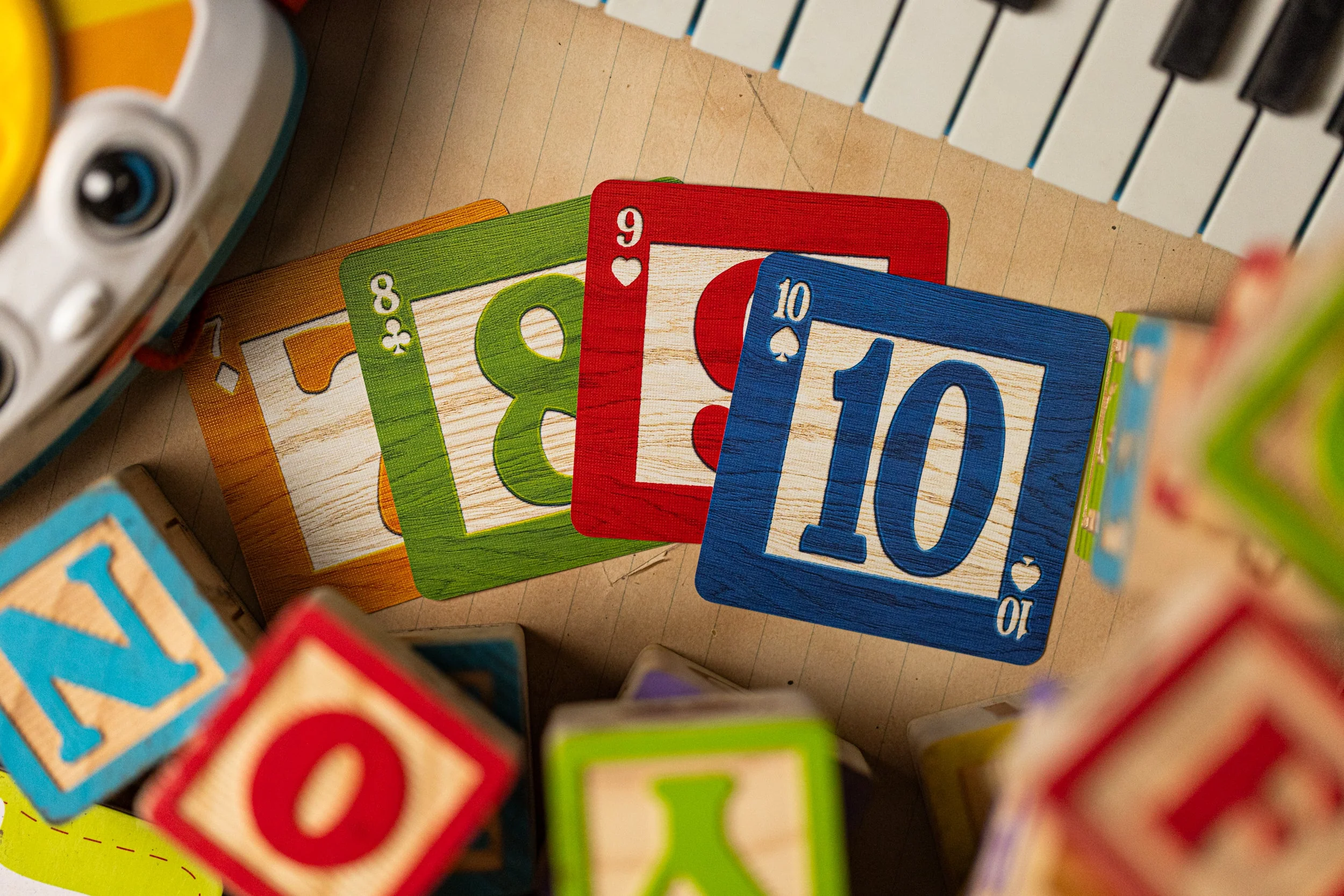 Alphabet Blue Block Playing Cards by Kings Wild Project - Image 5
