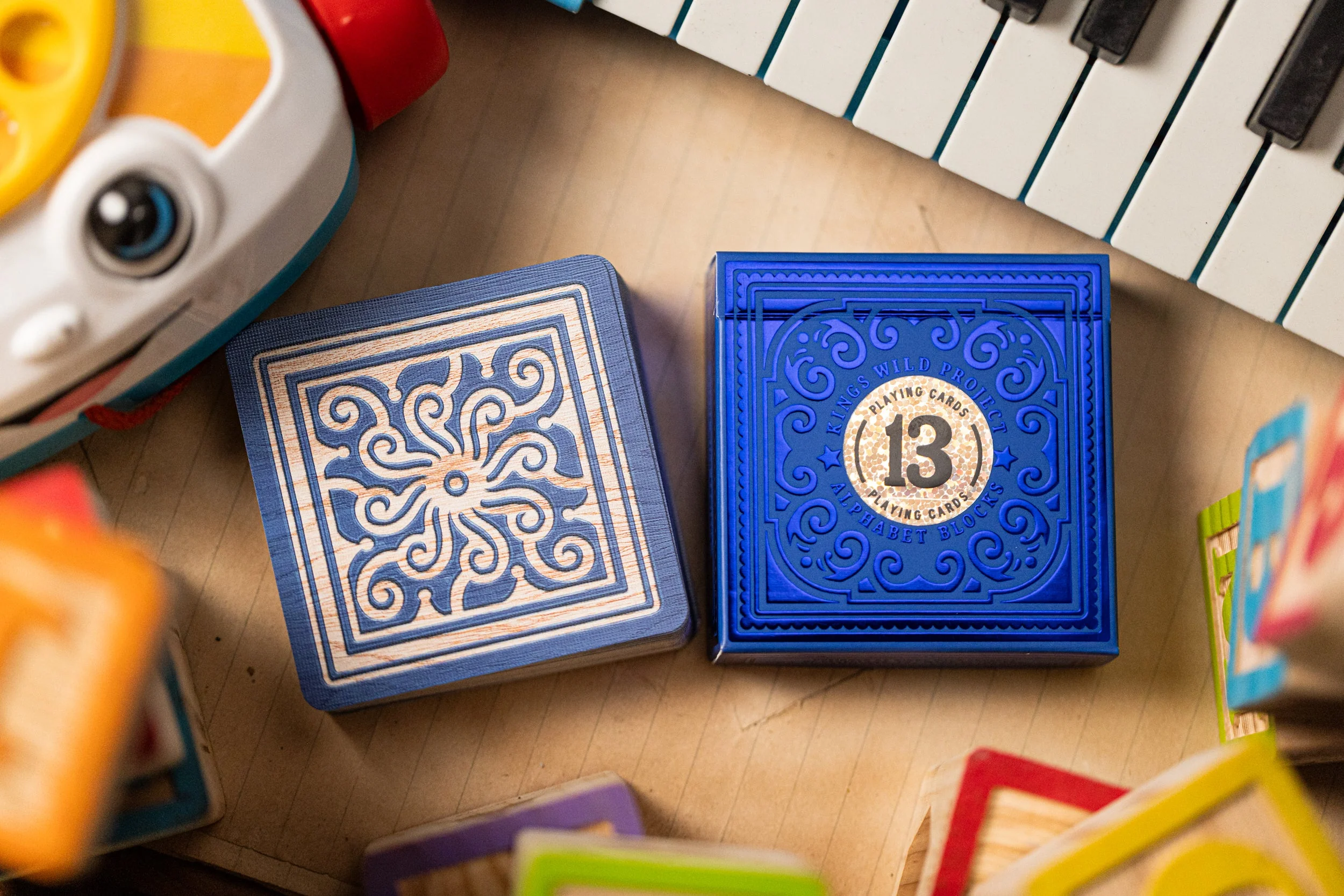Alphabet Blue Block Playing Cards by Kings Wild Project - Image 9