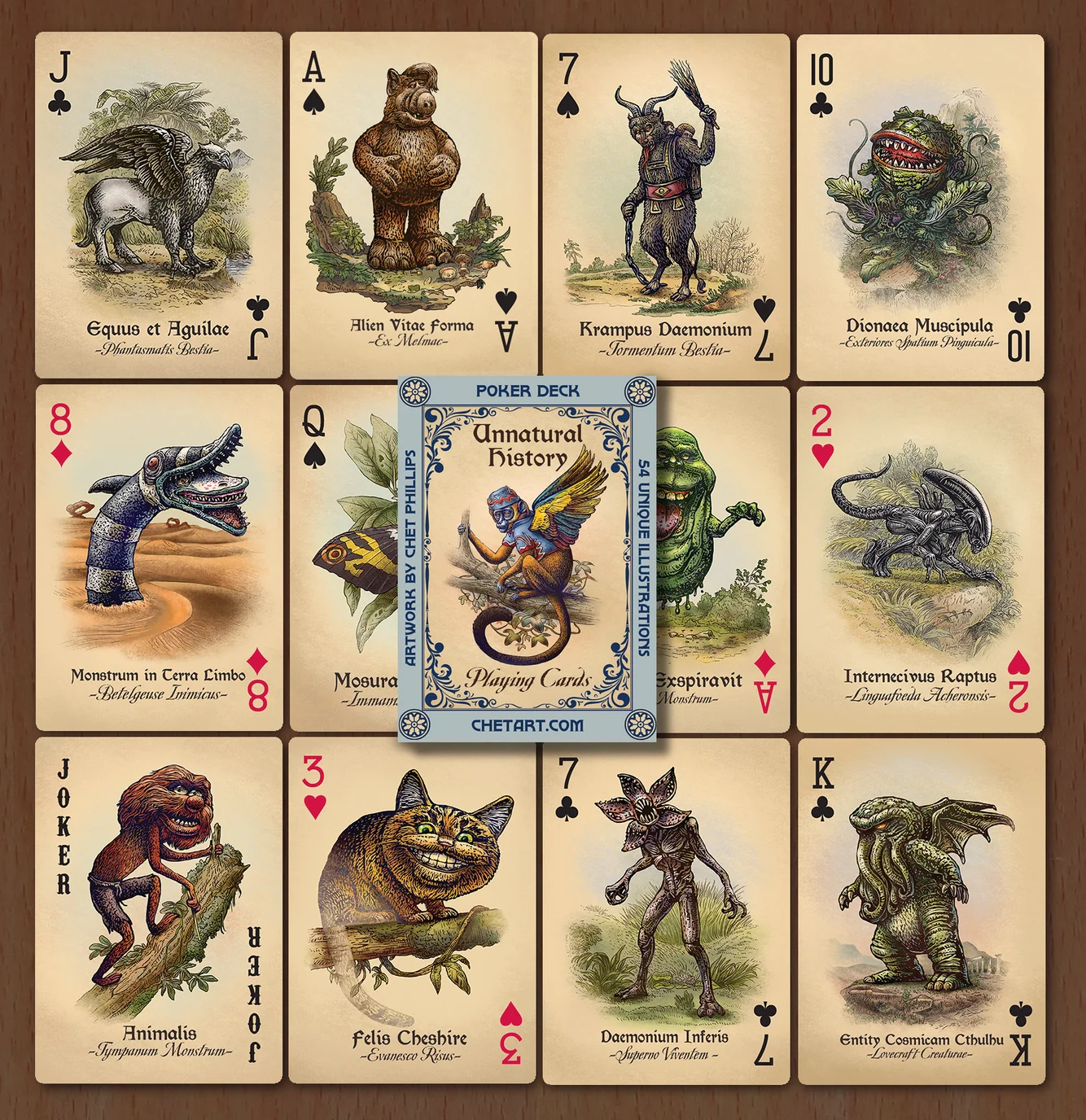 An Unnatural History Playing Cards - Image 2
