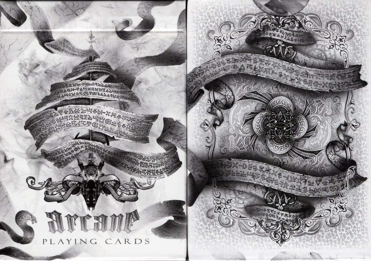 Arcane White Playing Cards USPCC