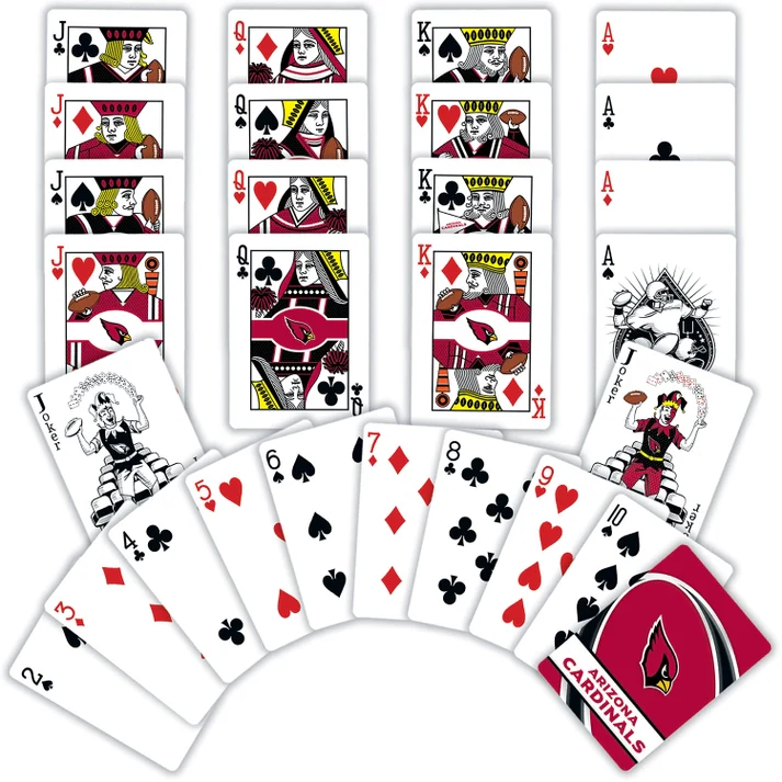 Arizona Cardinals Playing Cards by Masterpieces - Image 2