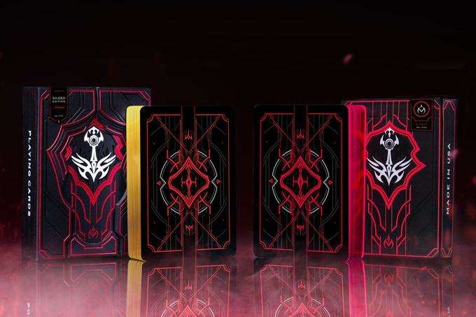 Arrow Gilded Deluxe 2 Deck Set (Classic & Deluxe) Playing Cards USPCC - Image 2