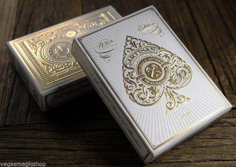 Artisan White Playing Cards USPCC - Image 2