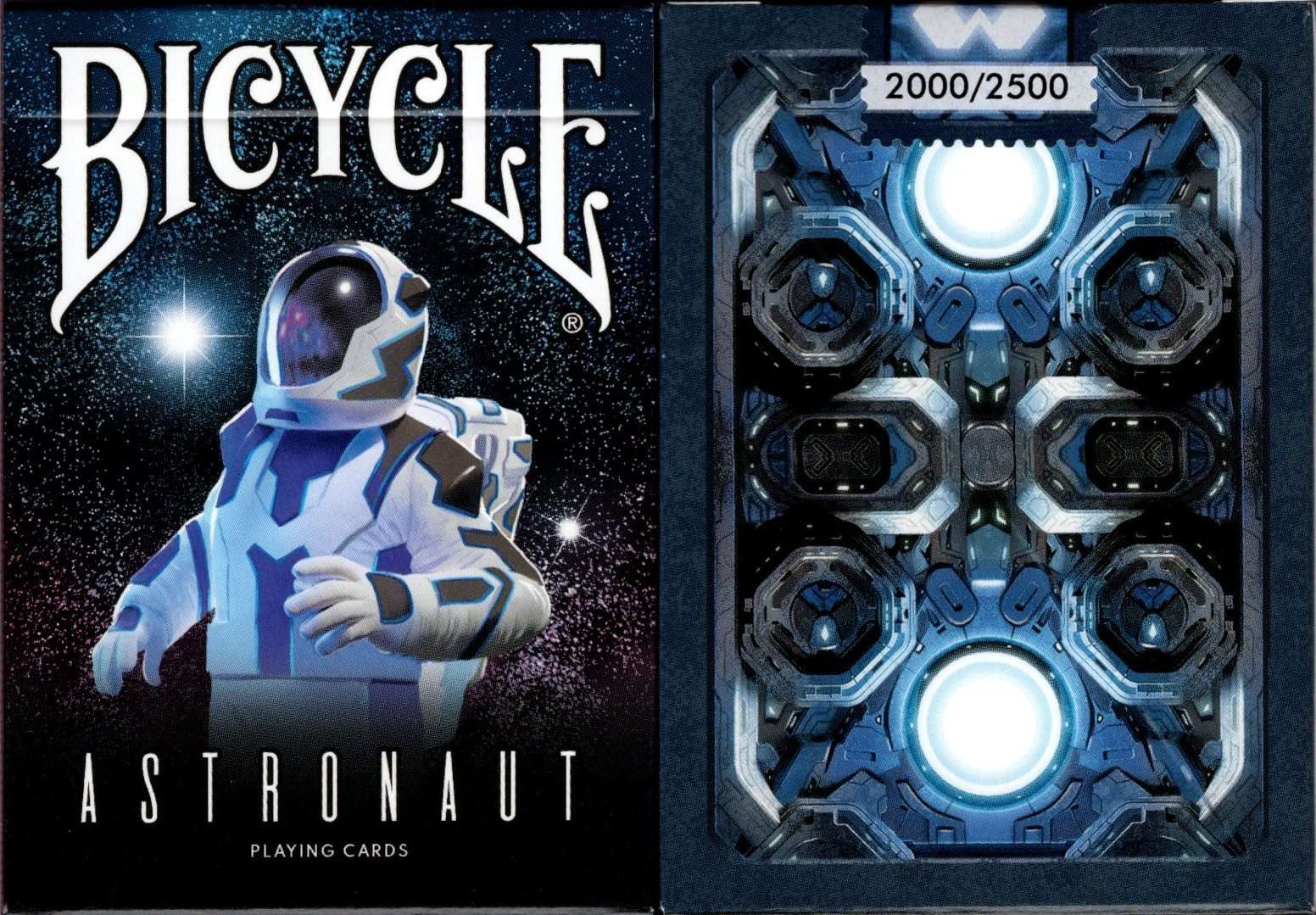 Astronaut Bicycle Playing Cards