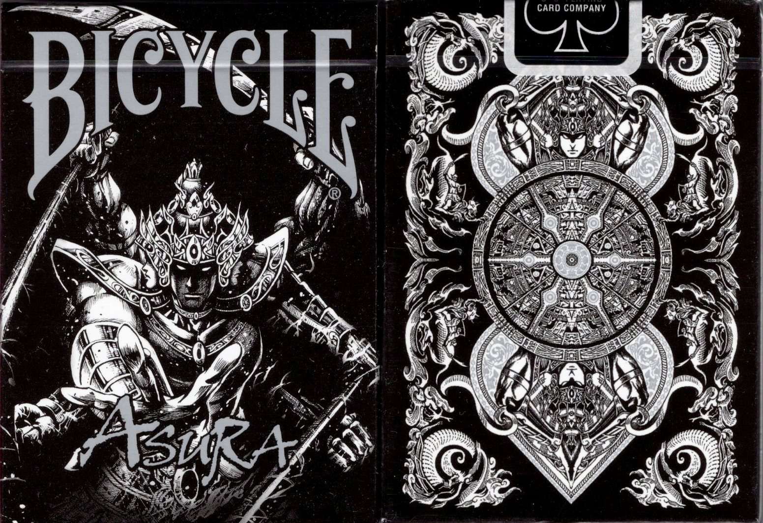 Asura Black Bicycle Playing Cards
