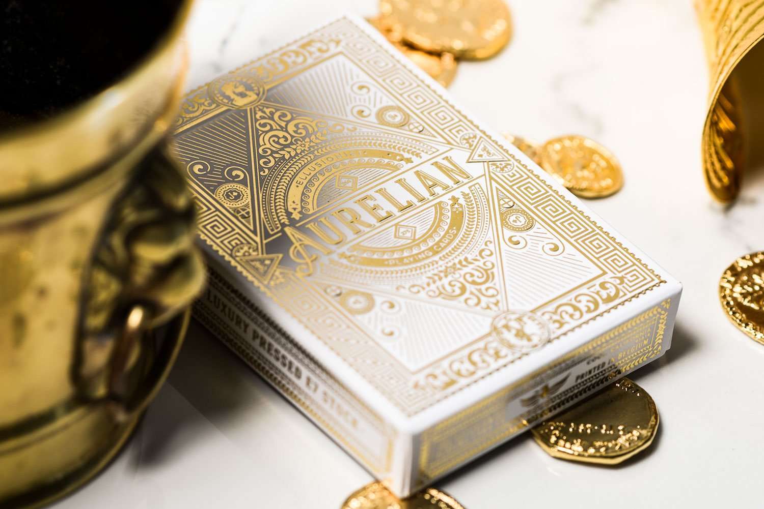 Aurelian White Playing Cards Cartamundi - Image 9