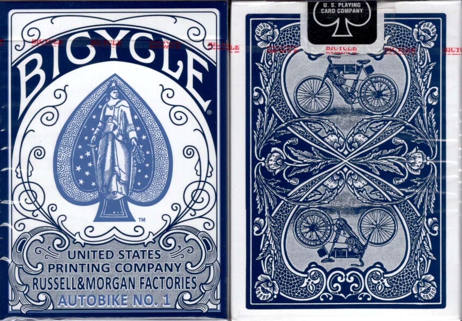 Autobike No. 1 Bicycle Playing Cards - Image 2