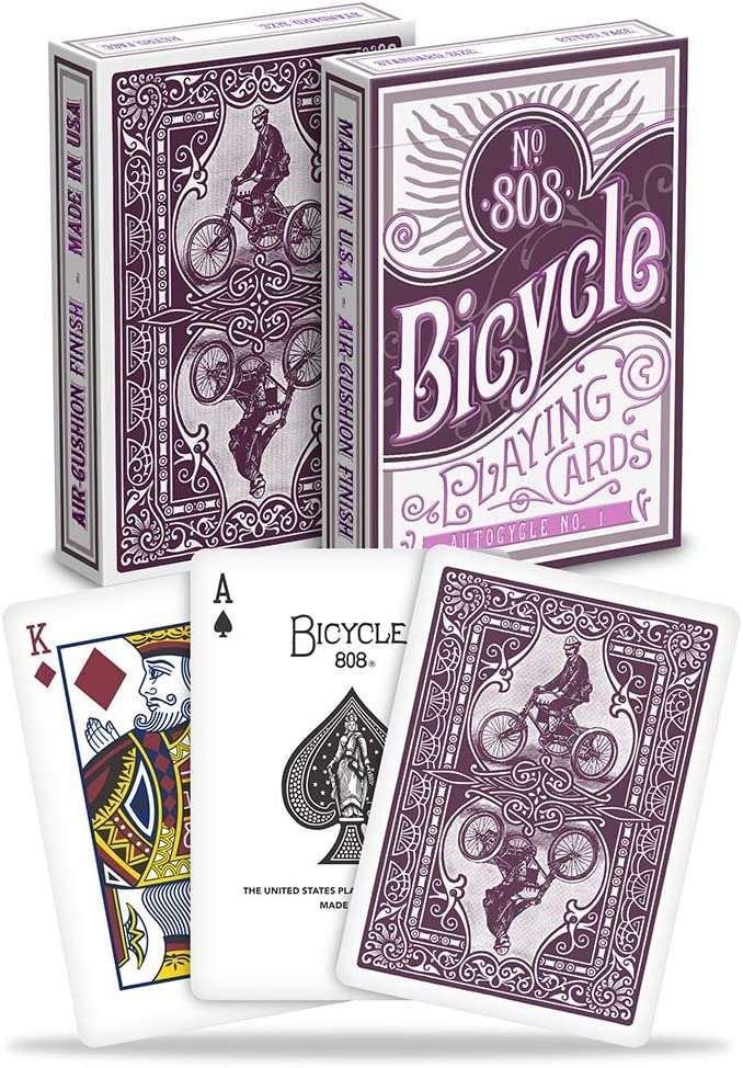 Autocycle No. 1 Bicycle Playing Cards 2 Deck Set - Image 4