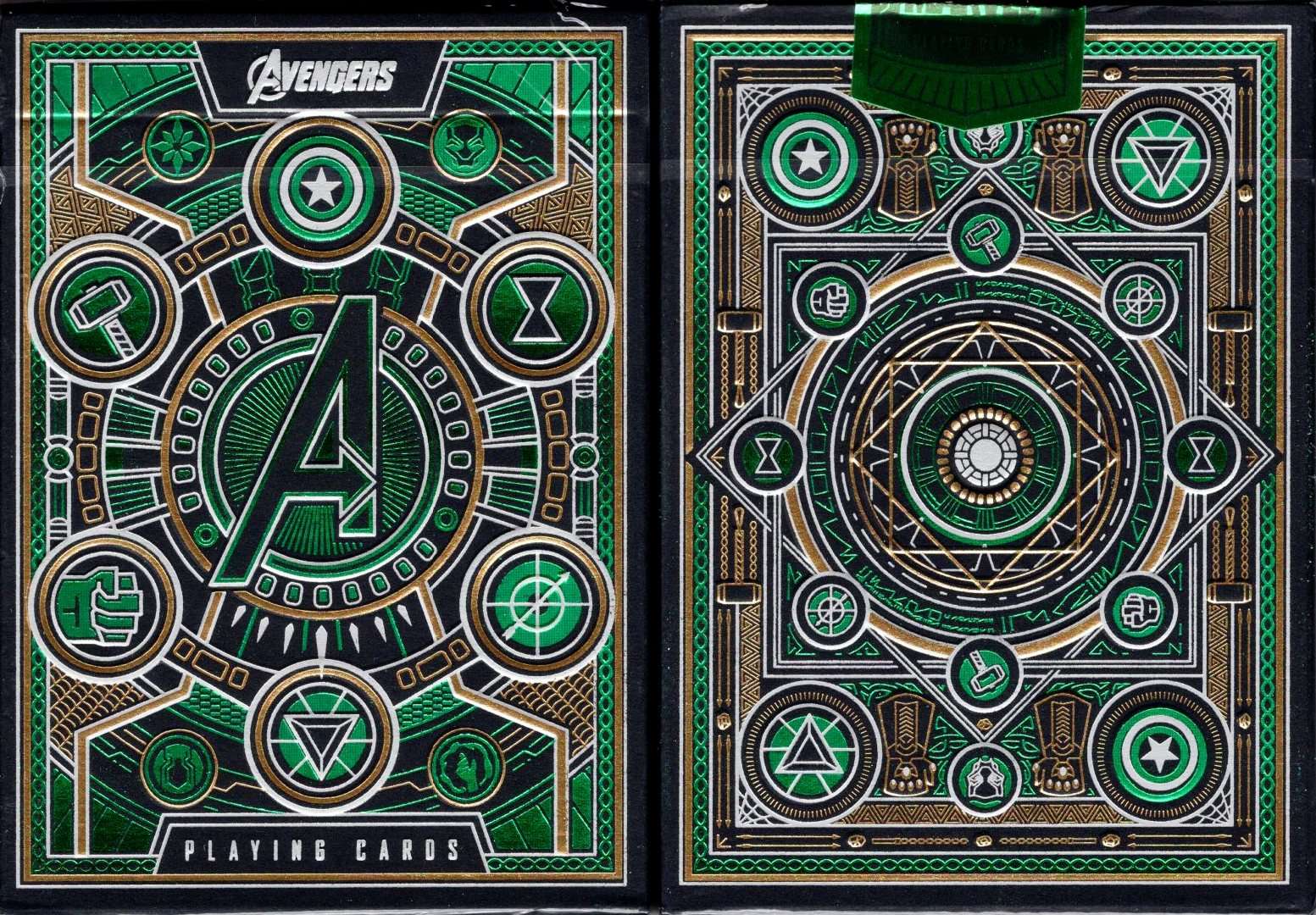 Avengers Playing Cards Time Stone Green Edition by Theory11 - Image 7