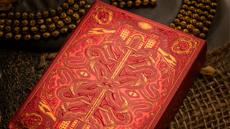 Babylon Ruby Red Playing Cards TPCC - Image 2