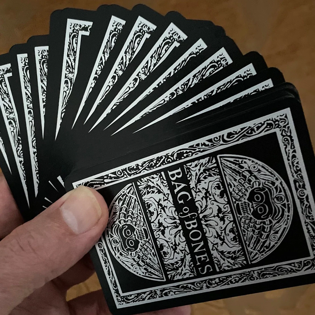 Bag of Bones Playing Cards - Premium Silver Edition - Image 2