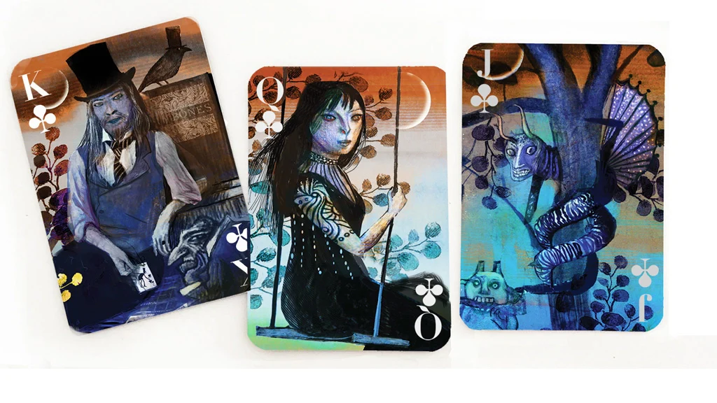 Bag of Bones Playing Cards - Premium Silver Edition - Image 4