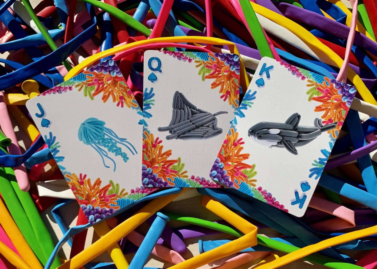 Balloon Ocean Stripper Bicycle Playing Cards - Image 3