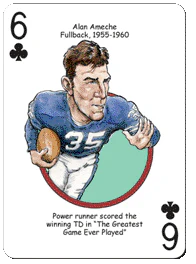Baltimore Football Heroes Playing Cards - Image 4
