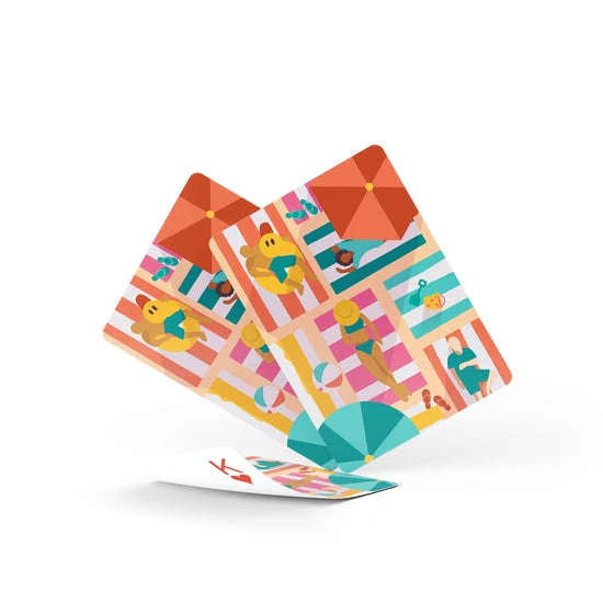 Beach Day Plastic Playing Cards 2 Deck Set - Image 4