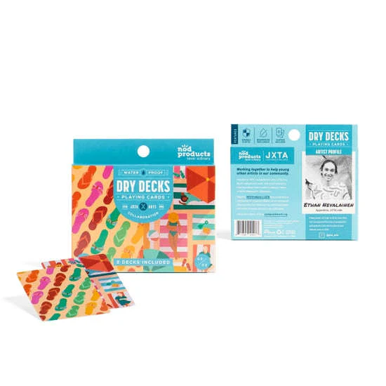 Beach Day Plastic Playing Cards 2 Deck Set - Image 6