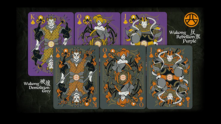 Bicycle Bull Demon King Demolition Grey Playing Cards - Image 5