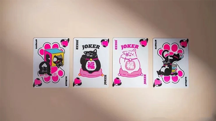 Bicycle Cat (Pink) Playing Cards by USPCC - Image 2