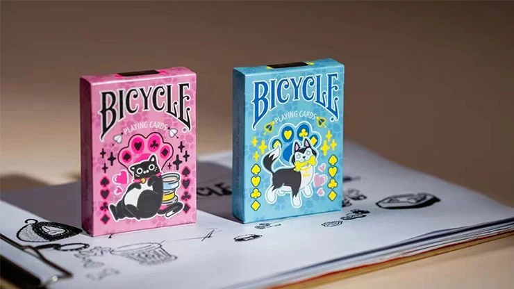Bicycle Cat (Pink) Playing Cards by USPCC - Image 6