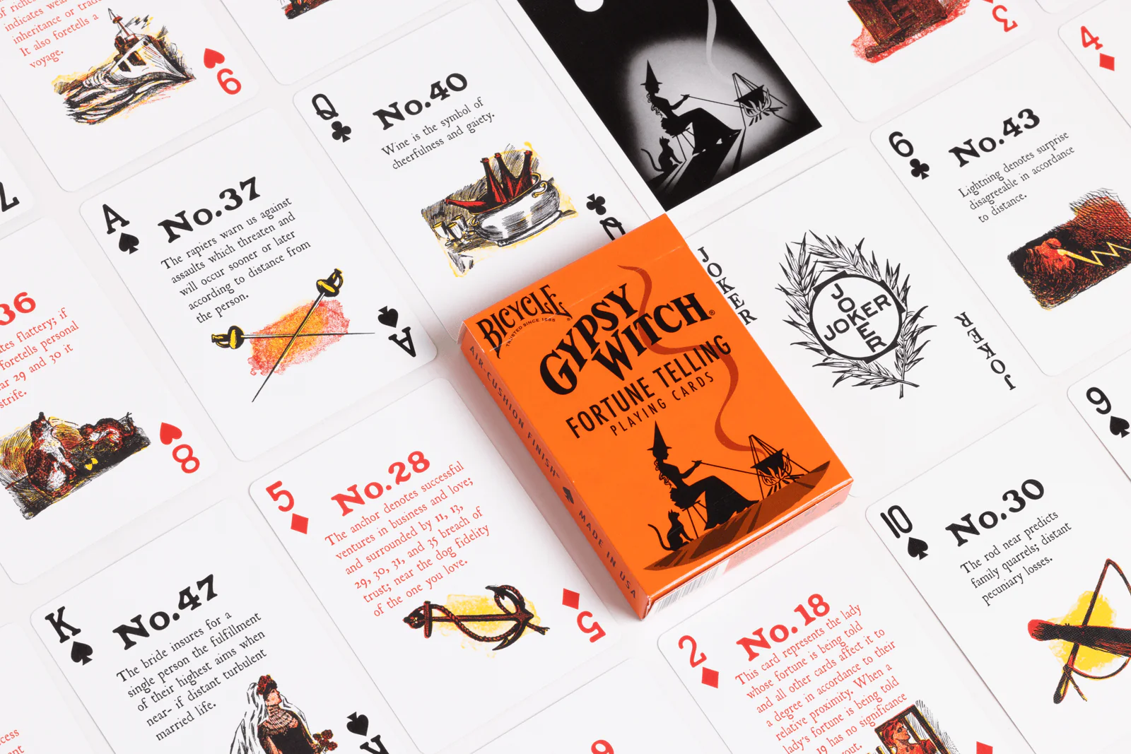 Bicycle Gypsy Witch Fortune Telling Playing Cards - Image 4