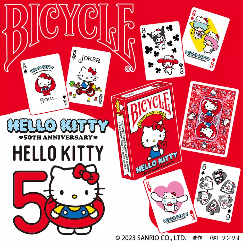 Bicycle Hello Kitty 50th Anniversary Playing Cards - Image 7