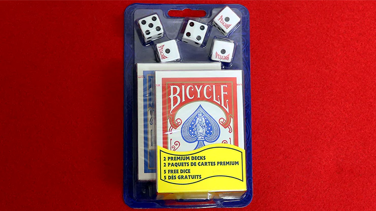 Bicycle Playing Cards 2 Deck Set & 5 Dice