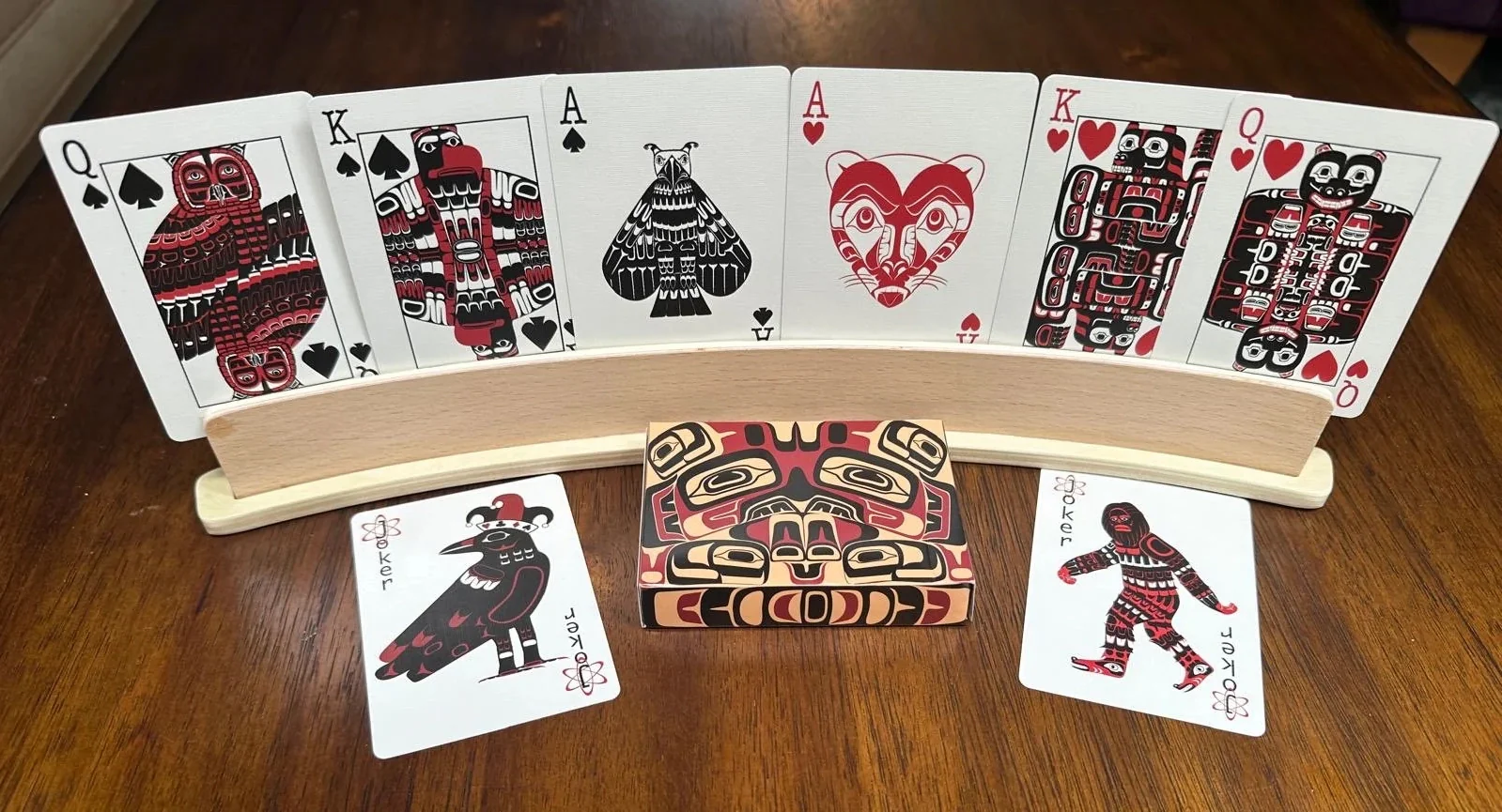 Bicycle Unique Pacific Northwest Native American Art Playing Cards - Image 4