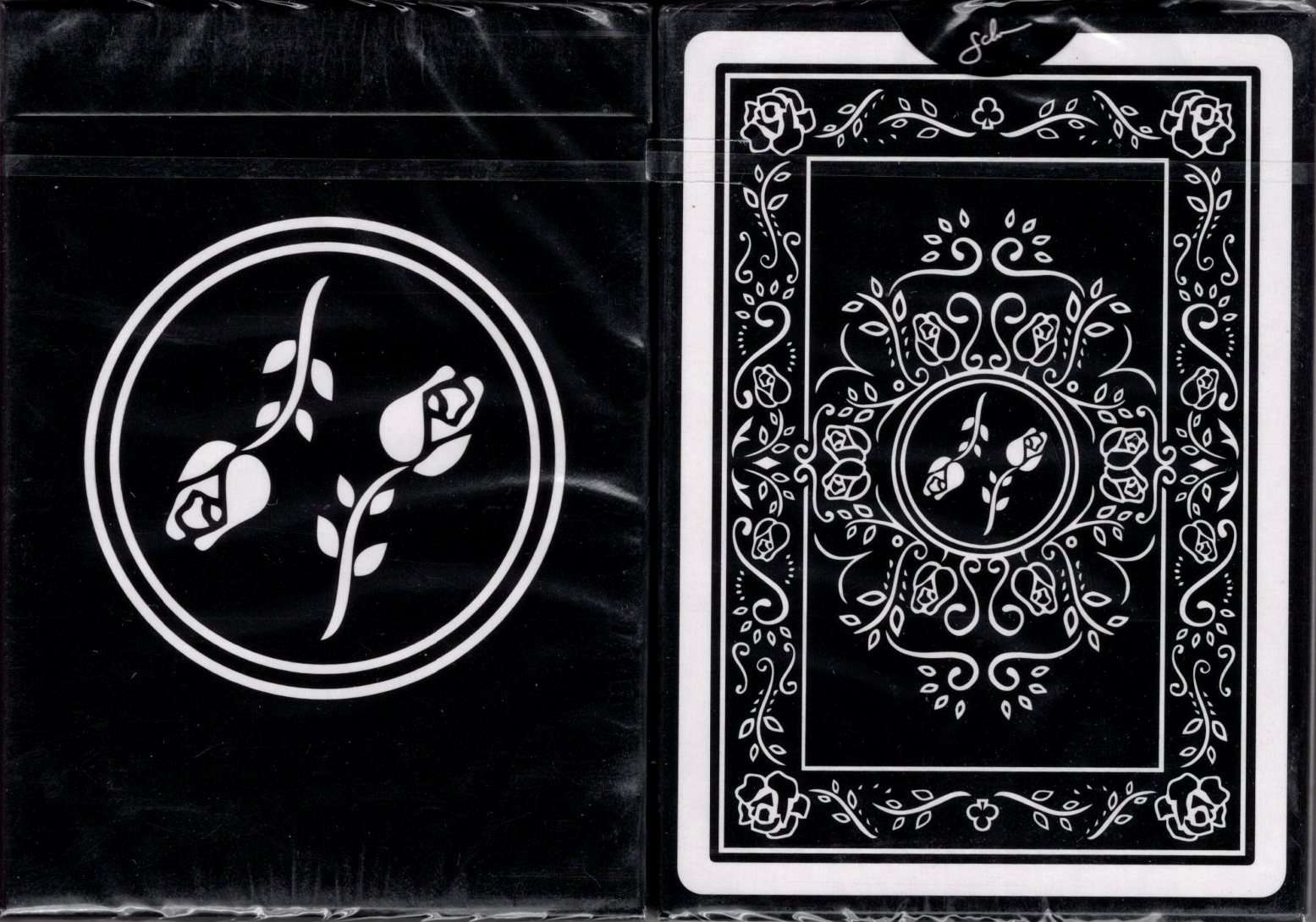 Black Roses Playing Cards HCPC