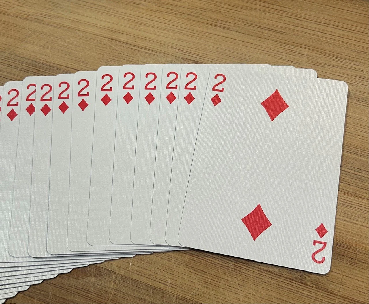 Blue One-Way Forcing Deck - 2 of Diamonds - Image 2