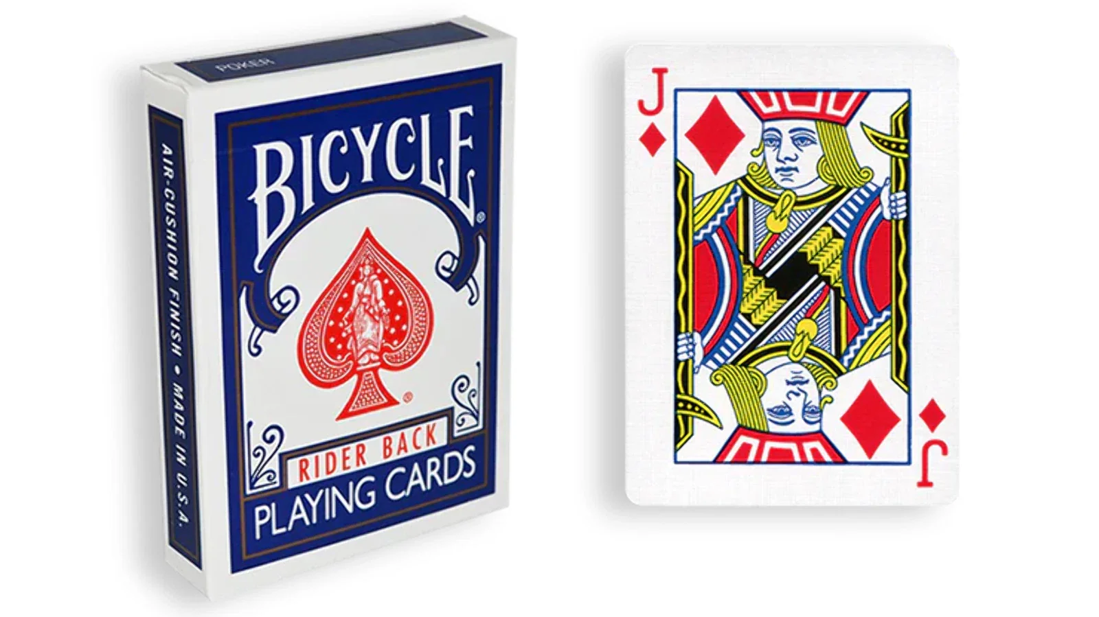 Blue One-Way Forcing Deck - Jack of Diamonds