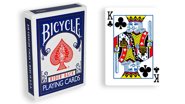 Blue One-Way Forcing Deck - King of Clubs