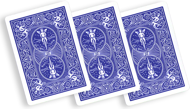 Blue One-Way Forcing Deck - 5 of Clubs - Image 2