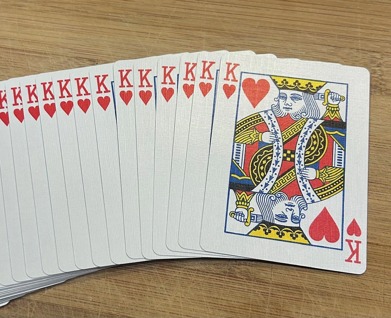 Blue One-Way Forcing Deck - King of Hearts - Image 2