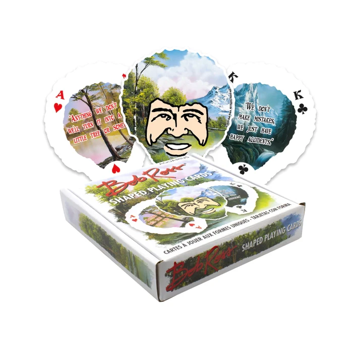 Bob Ross Shaped Playing Cards by Aquarius - Image 5