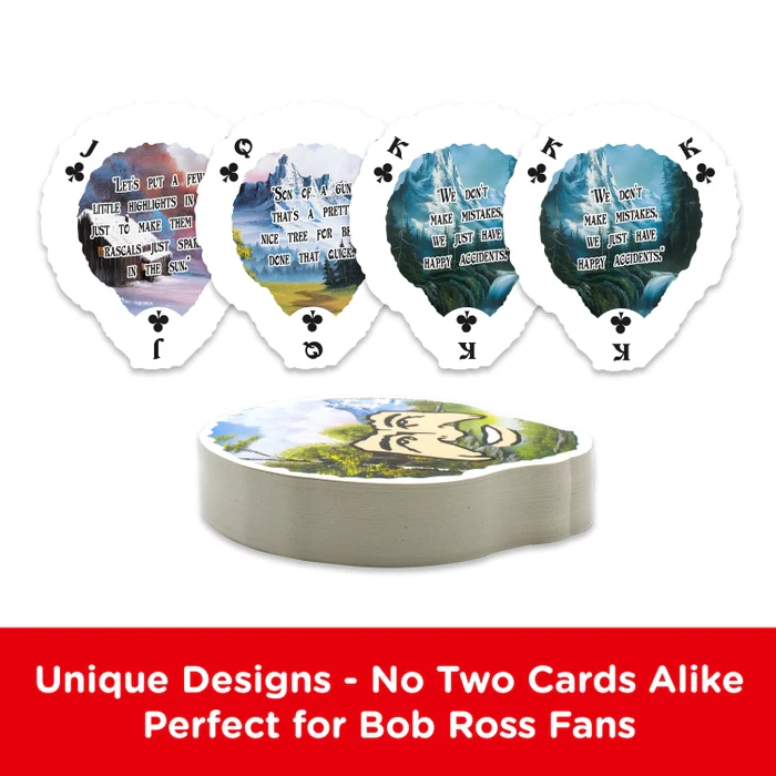 Bob Ross Shaped Playing Cards by Aquarius - Image 7
