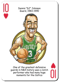 Boston Basketball Heroes Playing Cards - Image 2