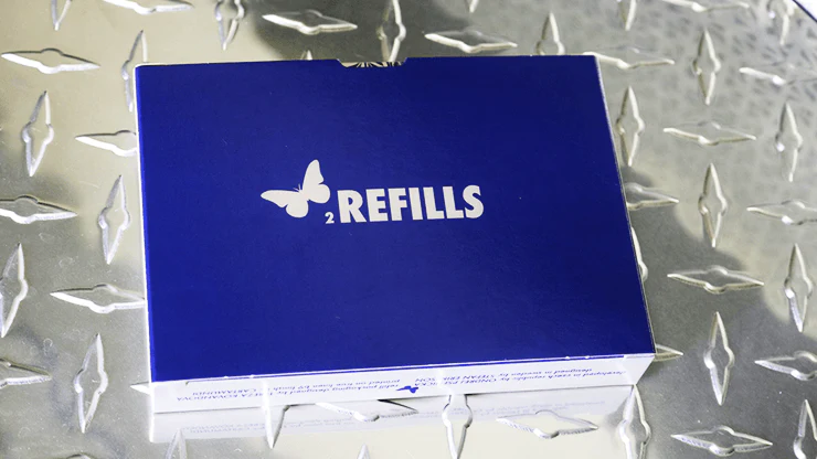 Butterfly Refills Blue Playing Cards 2 Deck Pack Cartamundi - Image 4