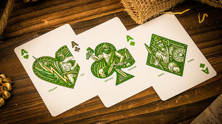 Caesar Playing Cards Green TWPCC - Image 5