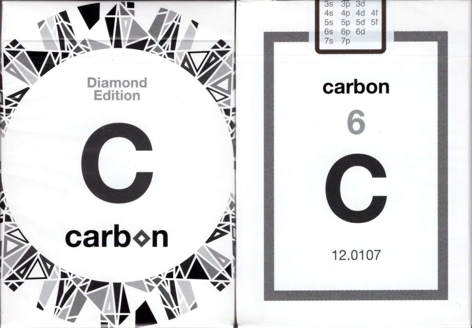 Carbon Diamond Marked Playing Cards USPCC